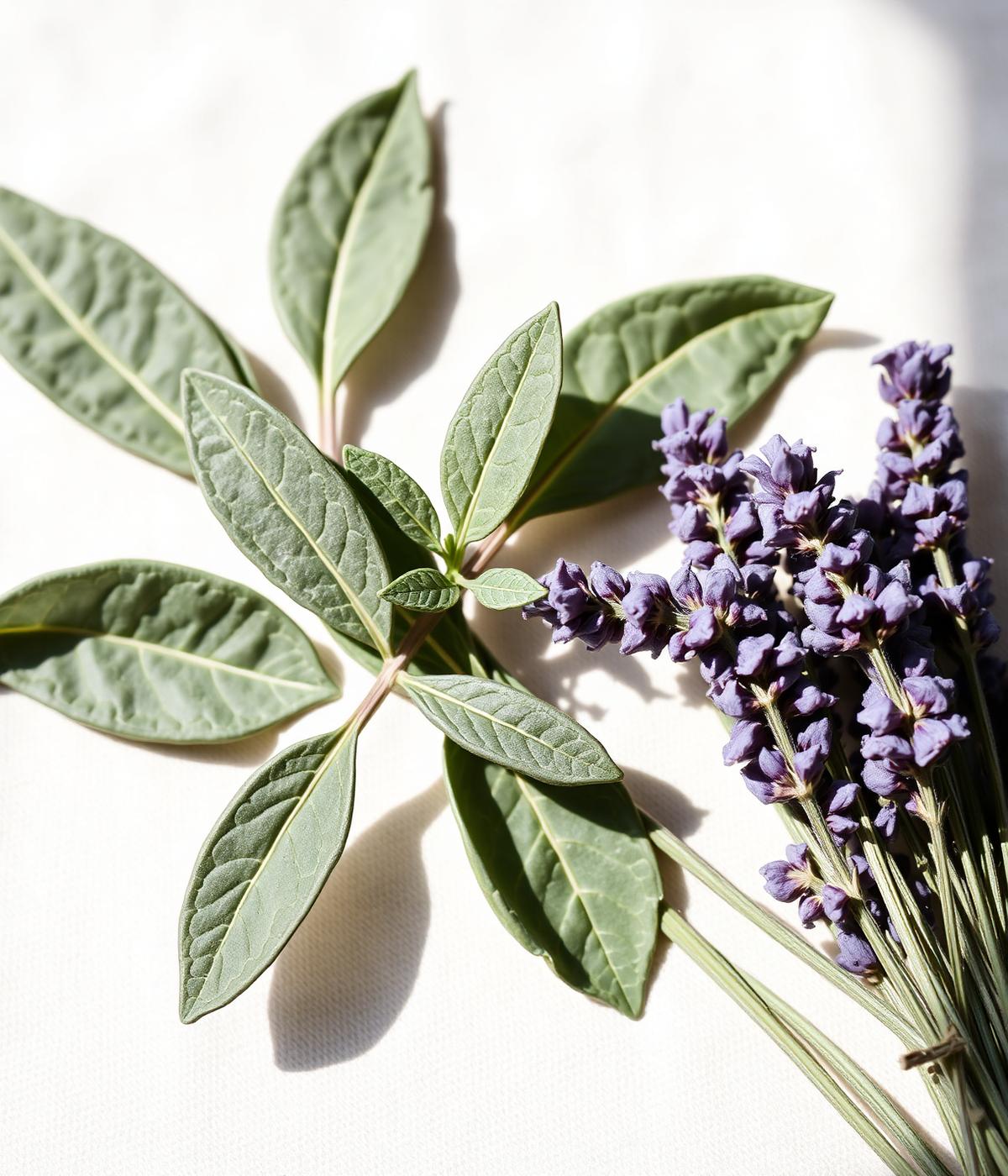 Sage leaves and lavender, symbols of women's mental health counseling in Texas